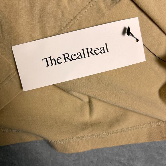 Burberry Brit Puff Sleeve T Shirt Womens Small Scoop Neck Soft Designer Elevated - Picture 5 of 7